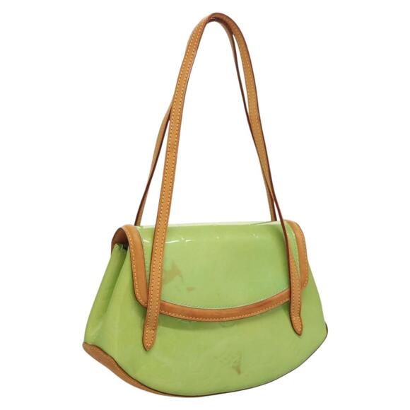 LOUIS VUITTON Vernis Biscayne Bay PM Shoulder Bag Peppermint M91289 - Picture 1 of 16